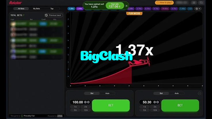 BigClash خوش آمدید بونس +600% پیشکش موبائل ایپ کے پروموشن سیکشن میں دکھائی دیتی ہے۔